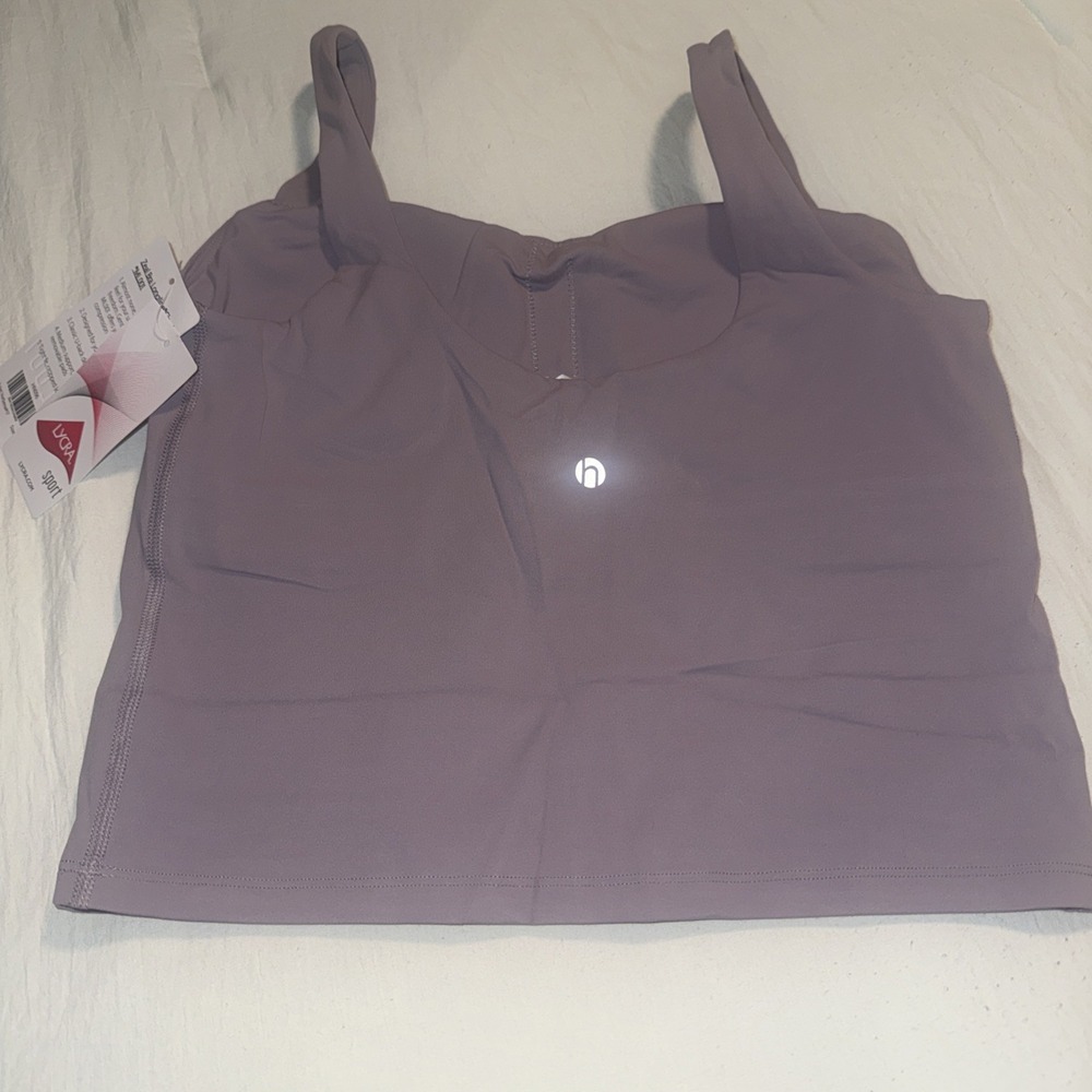 HeyNuts Light‎ Purple  Zeal Bra LC ML001 Cropped Tank Top Sports Bra Medium 8/10